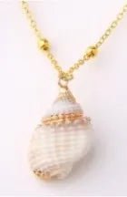 2020 Boho Shell Necklace Conch Seashell Necklace Pendant for Women Collier Femme Shell Porcelain Snail Summer Jewelry - troupe de luxe2020 Boho Shell Necklace Conch Seashell Necklace Pendant for Women Collier Femme Shell Porcelain Snail Summer Jewelry