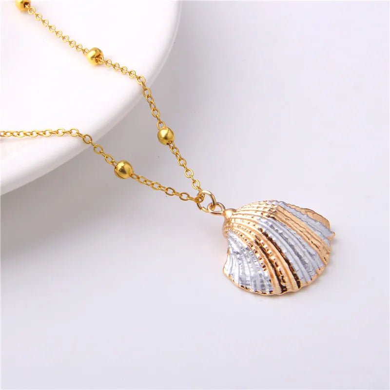 2020 Boho Shell Necklace Conch Seashell Necklace Pendant for Women Collier Femme Shell Porcelain Snail Summer Jewelry - troupe de luxe2020 Boho Shell Necklace Conch Seashell Necklace Pendant for Women Collier Femme Shell Porcelain Snail Summer Jewelry
