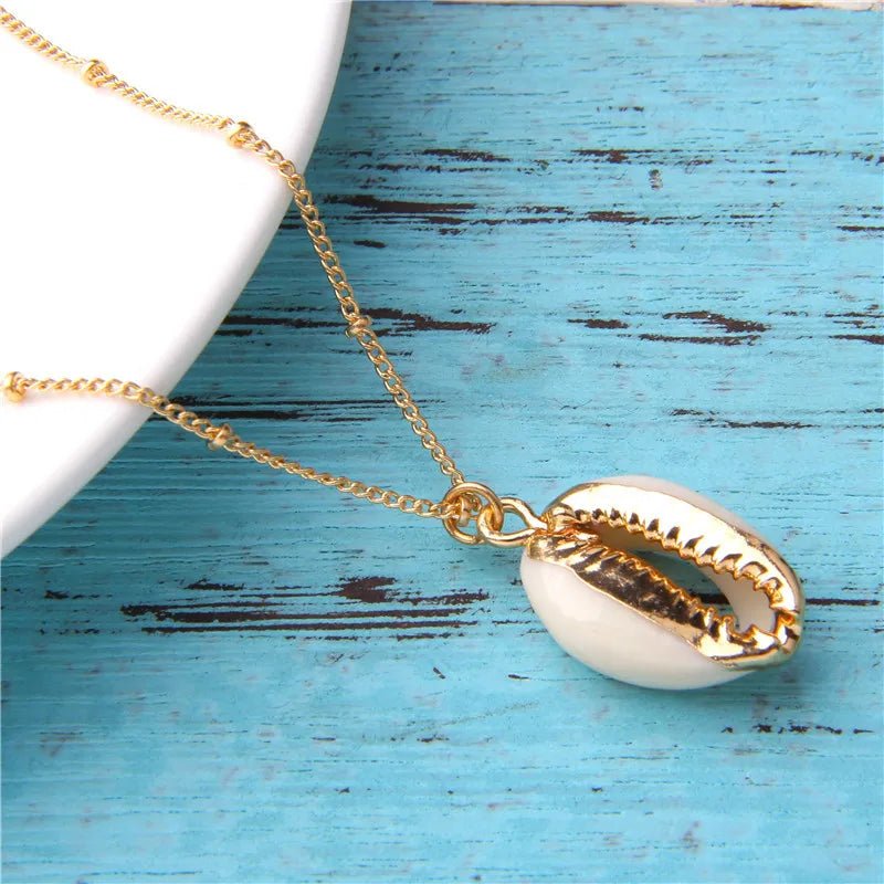 2020 Boho Shell Necklace Conch Seashell Necklace Pendant for Women Collier Femme Shell Porcelain Snail Summer Jewelry - troupe de luxe2020 Boho Shell Necklace Conch Seashell Necklace Pendant for Women Collier Femme Shell Porcelain Snail Summer Jewelry