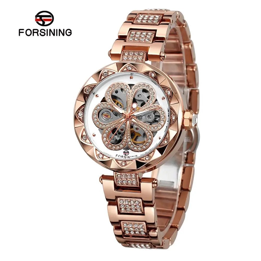 Forsining Factory Skeleton Lady Mechanical Watch for Women Small Face Hour Clock Female Custom Luxury Brand Automatic Watches - troupe de luxeForsining Factory Skeleton Lady Mechanical Watch for Women Small Face Hour Clock Female Custom Luxury Brand Automatic Watches