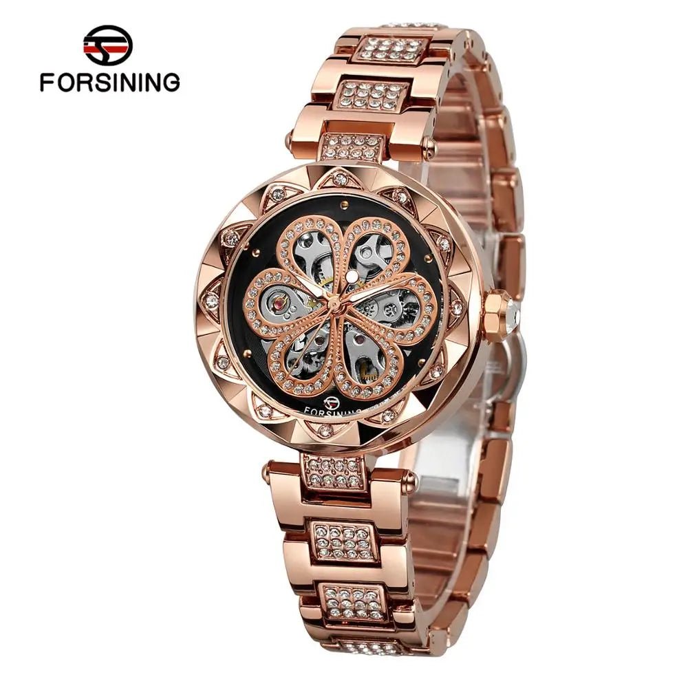 Forsining Factory Skeleton Lady Mechanical Watch for Women Small Face Hour Clock Female Custom Luxury Brand Automatic Watches - troupe de luxeForsining Factory Skeleton Lady Mechanical Watch for Women Small Face Hour Clock Female Custom Luxury Brand Automatic Watches