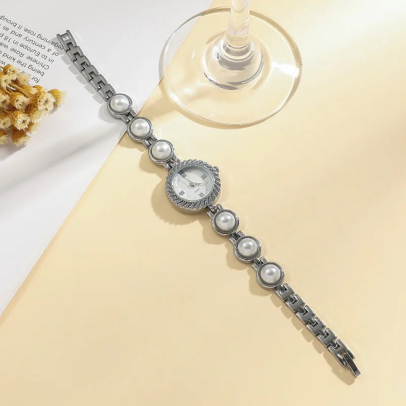Ladies Watch, Fashion, Exquisite Versatile Pearl Bracelet Quartz Watch - troupe de luxeLadies Watch, Fashion, Exquisite Versatile Pearl Bracelet Quartz Watch